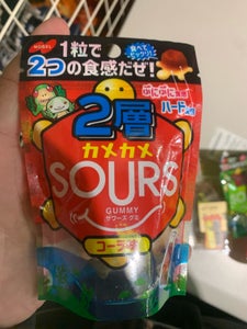 ノーベル製菓 2層カメカメサワーズコーラ 45g