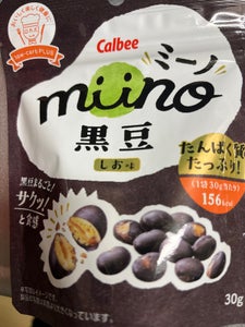 カルビー miino黒豆しお味 30g