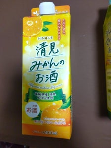 キング 愛媛産 清見みかん酒 スリムP 900ml