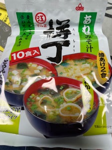 マルヱ醤油 樽丁即席合わせ味噌汁 10P