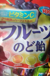 カバヤ フルーツのど飴 180g
