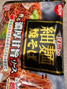 日清の細麺焼そば 香る濃厚甘旨ソース2人前354g