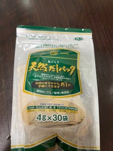 美味安心 天然だしパック あご入 4g×30