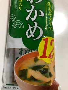 ひかり 即席生みそ汁 わかめ汁 12P