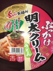 金ちゃん製麺所ぶっかけ明太クリームうどん 168g