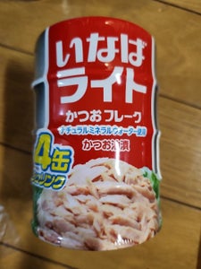 いなば食品 ラベルレスライトフレーク 70g×4