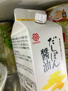 鎌田 だしポン醤油 紙パック 200ml