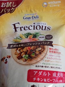 グラン・デリ Frecious アダルト成犬用 チキン&ビーフ入り 200g