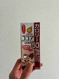 マルサン 豆乳ココアカロリー50%オフ 200ml