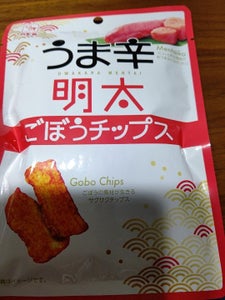 カモ井食品 うま辛明太ごぼうチップス 30g