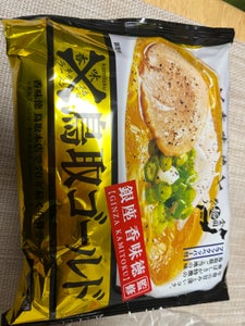 寿がきや銀座香味徳鳥取ゴールド牛骨ラーメン121g