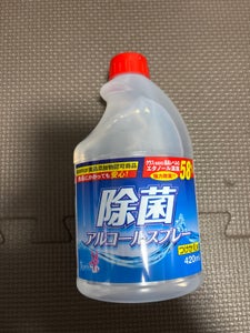 ティポス 除菌アルコールスプレー減容替 420ml