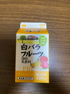 大山乳業 白バラフルーツ 500ml