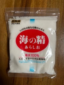 海の精 自然海塩 赤ラベル 240g