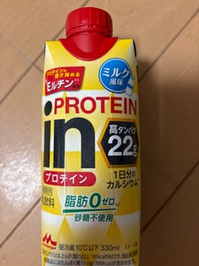 森永乳業 inプロテイン ミルク風味 330ml