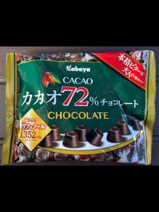 カバヤ食品 NIDカカオ72%チョコレート 89g