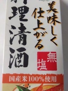 月桂冠 美味しく仕上がる料理清酒 パック 1.8L