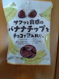 サクッと食感のバナナチップをチョコで包みました。