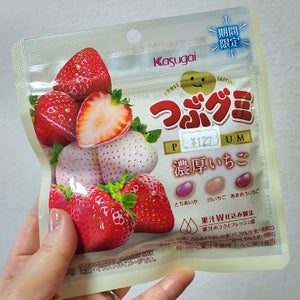 春日井製菓 つぶグミPREMIUM濃厚いちご75g