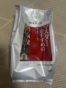 AGF マキシムマスターRC華やか 200g