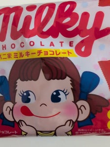 不二家 ミルキーチョコレート袋 14粒