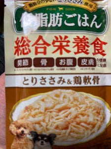 低脂肪ごはん とりささみ&鶏軟骨 パウチ 50g