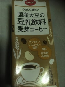 COOP 国産大豆豆乳飲料麦芽コーヒー 200ml