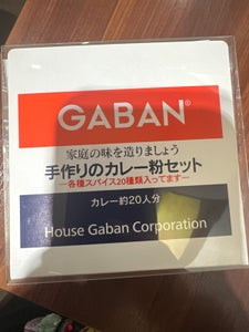 ギャバン カレー粉セット 袋 100g