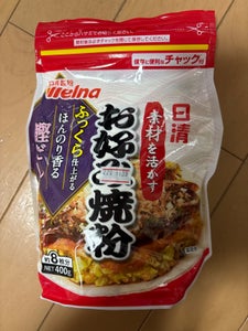 日清 素材を活かすお好み焼き粉 400g