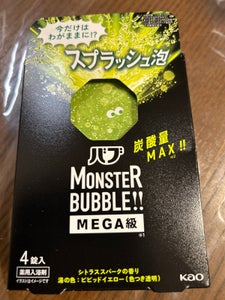 バブ モンスターバブルMEGA級スプラッシュ泡4錠