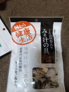 日高食品工業 とろろ昆布入りみそ汁の具 35g