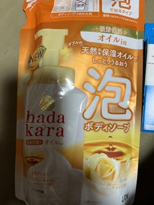 hadakara(ハダカラ) ボディソープ 泡オイルインタイプ ローズガーデンの香り 詰替420ml