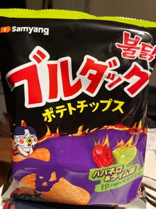 ブルダック ポテトチップスハバネロライム 55g