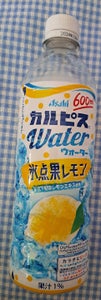 カルピスウォーター氷点果レモン PET 600ml