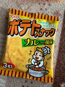 かとう製菓 ポテトスナックカレー風味 3枚