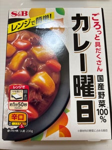 S&B カレー曜日 辛口 230g