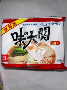 まるか食品 復刻版味の大関しょうゆ味5食 470g