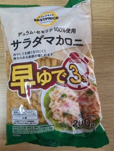 トップバリュ 早ゆでサラダマカロニ 200g