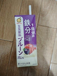 マルサン 1日分の鉄分豆乳飲料プルーン 200ml