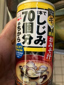 1本でしじみ70個分のちから みそ汁 缶 190g