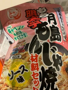 ブルドック月島もち明太子もんじゃ焼ソース味106g