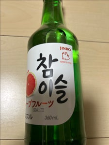 JINRO チャミスルグレープフルーツ 360ml