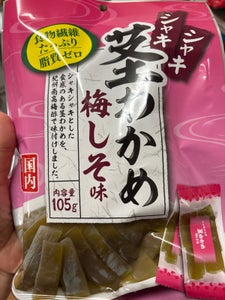 壮関 茎わかめ梅しそ味 105g