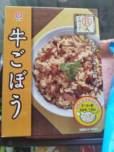 宮島醤油 まぜこみご飯の素牛ごぼう 130g