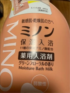 第一三共 ミノン 薬用保湿入浴剤 480ml