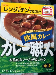 グリコ カレー職人欧風カレー中辛 170g