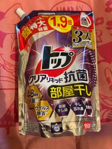 トップクリアリキッド抗菌超特大つめかえ用 950g