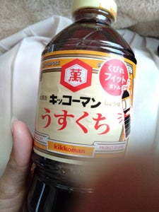 キッコーマン うすくち醤油 マンパック 1L