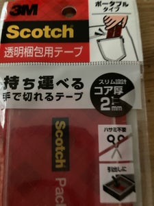 3M 透明梱包テープ ポータブル 7m