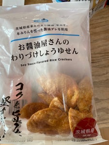 おせんべい本舗 わりづけしょうゆせん 100g